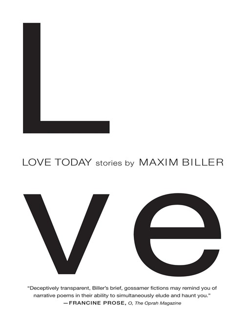 Title details for Love Today by Maxim Biller - Wait list